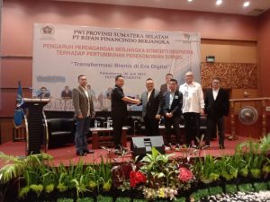 Rifan Financindo Gandeng PWI Sumsel Gelar Seminar Perdagangan