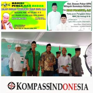 Ketua Dewan Pakar HPN Wilayah Sumatera Selatan Hadiri Pengajian Akbar MWC NI Kelingi IV B Pada Tahun Baru Islam 1445 H