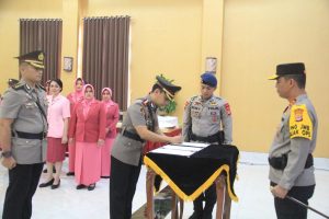 Kapolda DIY, Pimpin Serah Terima Jabatan Sejumlah Pejabat Utama Polda DIY.