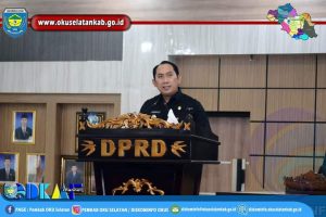 Bupati Oku Selatan Hadiri Rapat Paripurna DPRD Kabupaten Oku Selatan.