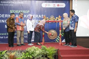 Bupati Sleman, Tutup Workshop Modernisasi Koperasi.