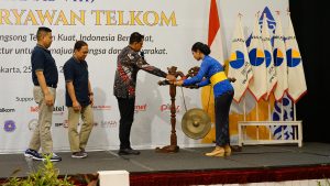 Wakil Bupati Sleman, Danang Maharsa Buka Rakernas Serikat Karyawan Telkom.