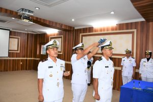 Serah Terima Jabatan Komandan KRI Torani-860 di Satrol Lantamal I
