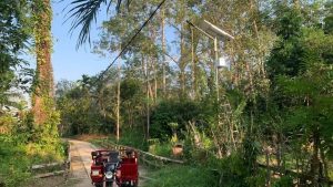 Peduli Penerangan Jembatan Dusun Pangkoh Permai Desa Baru Telah di Pasang Lampu