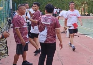 Pakde Kardji Hadir Berikan Motivasi Para Atlet Binaan KPP Kalideres di Turnamen Tenis Lapangan Yang Digelar DJP Kanwil Jakbar