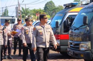 Persiapan Hadapi Pemilu 2024, Kapolres Sintang Cek Sarana Prasarana Kendaraan Dinas Kepolisian