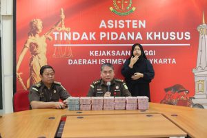 Setelah Ditahan Kepala Dispetaru DIY, Kembalikan Uang Gratifikasi Dugaan Tindak Pidana Korupsi Pemanfaatan TKD Caturtunggal.