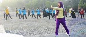 Pemkab Oku Selatan Gelar Senam Sehat Bersama, Upaya Tingkatkan Imun Untuk Para Pegawai Di Lingkungan Pemkab Oku Selatan.