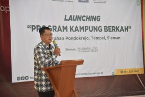 Wakil Bupati Sleman, Launching Program Kampung Berkah Dan Santunan Lansia Seumur Hidup.