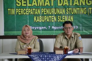 Dianggap Sukses Turunkan Stunting, Tiga Kali Berturut – turut Kapanewon Seyegan di Evaluasi Pemkap Sleman.