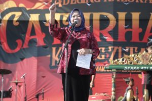 Bupati Sleman, Menghadiri Hari Jadi Kalurahan Caturharjo Ke 71 Tahun.