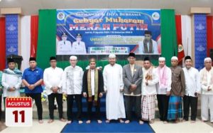 Bupati Melawi, H. Dadi Sunarya Usfa Yursa Melaksanakan Shalawat dan Doa Bersama Masyarakat “Gebyar Muharram Merah Putih