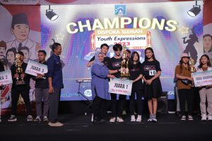 Hadir Diacara Dispora Sleman, Youth Expression 2023 Bupati Kustini Sri Purnomo Apresiasi Potensi Bakat Anak Muda Sleman.