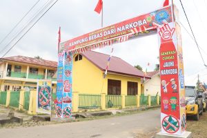 Cegah Peredaran Narkoba, Polres Tebo Launching Kampung Bebas Narkoba