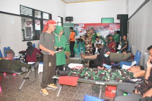 157 Kantong Darah Berhasil Disumbangkan Oleh Kodim 0707/Wonosobo