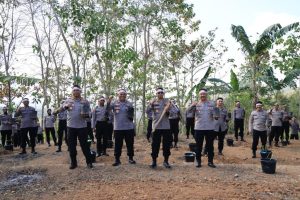 Libatkan Masyarakat, Polda DIY Tanam 1000 Pohon.