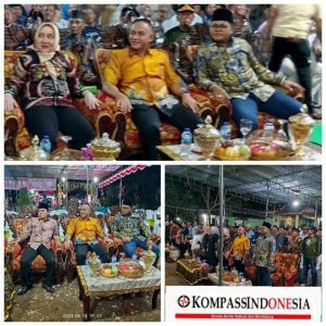 Dian Prasetyo Dan Kepala BNNP Sumsel Hadiri Sedekah Bumi Desa P1 Mardiharjo