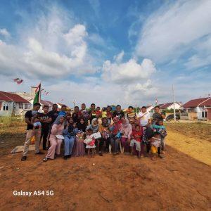 Antusias warga perumahan Aksana raya dalam memperingati kemeriahan HUT RI ke 78