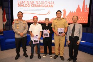 Menjadi Nara Sumber Diacara Dialog Kebangsaan Kapolda DIY, Mengatakan Mahasiswa Pengerak Perubahan Menuju Indonesia Emas Di Tahun 2045.