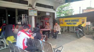 Polres Tebo rutinitas lakukan kegiatan Jumat curhat,Untuk menampung aspirasi masyarakat secara langsung
