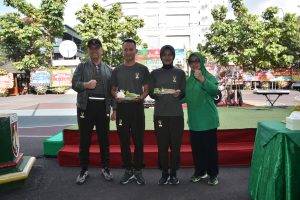 Puncak HUT Ke 62 Korem 072/ Pamungkas, Gelar Acara Tumpengan.