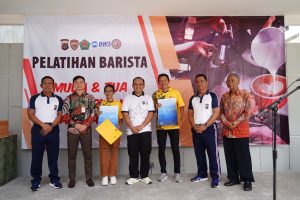Tutup Pelatihan Barista, Kapolda DIY Berpesan Semua Peserta Mendapat Pekerjaan.