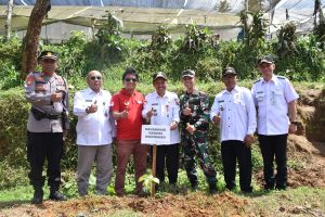 TMMD Selain Bangun Jalan Juga Hijaukan Lingkungan