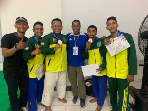 Berlaga di Porprov IV Lahat, Atlet Judo Briptu M Octa Satriawan dari Propam Polda Sumsel Sabet Medali Emas dan Perak