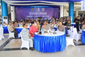 Kapolda DIY Menghadiri Syukuran, Hari Lalulintas Bhayangkara Ke – 68.