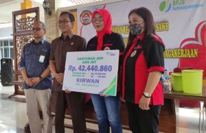 Pelantikan Pengurus Sedulur Aspirasi Warga Banyumas (SAWB) dan Sosialisasi BPJS Ketenagakerjaan