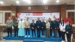 Danramil 07/KB Mayor Kav Dwi Joko Purnomo Hadiri Giat Donor Darah IDI Jakarta barat Dalam Rangka HUT IDI ke 73