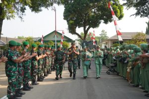Danrem 072/ Pamungkas, Beserta Istri Kunjungi Batalyon Infanteri Yonif 403.