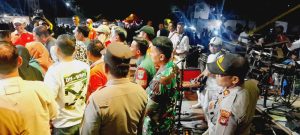 Danramil 07/KB Mayor Kav Dwi Joko Purnomo Diwakili Peltu Arif Hadiri Apel Malam Puncak OTP Milad ke 50 Porsekem