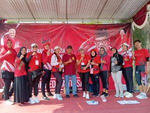 Ratusan Warga Kalurahan Sumber Agung, Mengikuti Senam Massal.