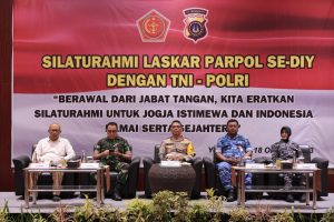 Silaturahmi Dengan Laskar Parpol se DIY, Kapolda DIY Mengajak Laskar Parpol Bisa Bersatu.