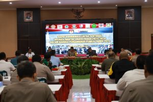 Menjelang Pemilu 2024 Polda DIY, Gelar Rakor Lintas Sektoral Pada Operasi Mantap Brata Progo 2023- 2024