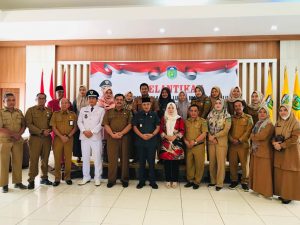 Pj bupati Tebo H Aspan St lantik Azmi Asmawi, S,E ,Pj Kades Lubuk mandarsah ulu