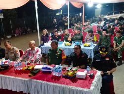 Danramil 07/KB Mayor Kav Dwi Joko Purnomo Hadiri Silaturahmi Kopdar Mitra Kamtibmas di Kel Kembangan Utara