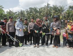 Resmikan Padat Karya di Wilayah Kapanewon Minggir, Bupati Sleman Menilai ini Upaya Kita Meningkatkan Kesejahteraan Masyarakat