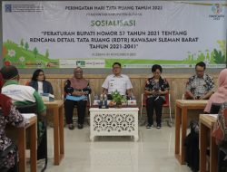 Tingkatkan Kesejahteraan Sleman Barat, Pemkab Sleman Lakukan Sosialisasi Perbup Nomor 57 Tahun 2021