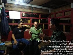 Ini Pesan Babinsa Koramil 07/KB Pelda Arif W Dalam Giat Siskamling