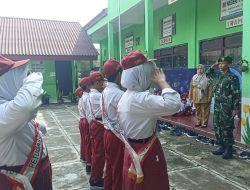 Babinsa Jadi Irup, Ajak Siswa Cintai Tanah Air