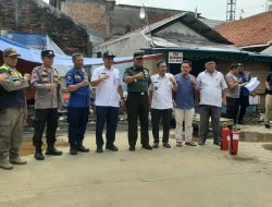 Danramil 07/KB Mayor Kav Dwi Joko Purnomo Hadiri Giat Gladi Penanggulangan Kebakaran dan Penyelamatan Pada Bangunan Serta Kawasan Pemukiman