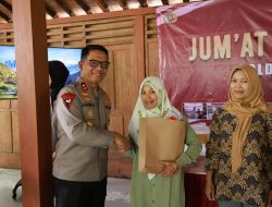 Kapolda DIY Curhat Dengan Pelaku UMKM, di Samigaluh Kulon Progo