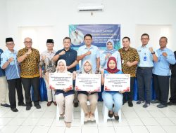 Pekerja Pabrik Rokok PT. Mitra Adi Jaya, Terima Bantuan Dana Bagi Hasil Cukai Hasil Tembakau.