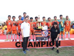 Turnamen Nasional KBPP Polri Cup 2023 Resmi di Tutup, Bintang FC Rembang Juara 1 Umur 13 Tahun.