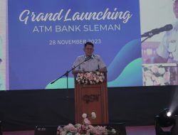 Luncurkan ATM, Bank Milik Pemda Sleman Yang Pertama di Indonesia Miliki ATM.