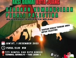 Aksi Damai Melawi  Bersama Palestina Disambut Antusias Ribuan Masyarakat