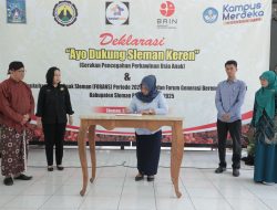 Mencegah Perkawinan Usia Anak, Dinas P3AP2KB Deklarasikan Ayo Dukung Sleman Keren