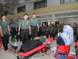 Peringatan Hari Juang Ke-78 TNI AD, Kodam I/BB Donorkan 1.000 Kantong Darah